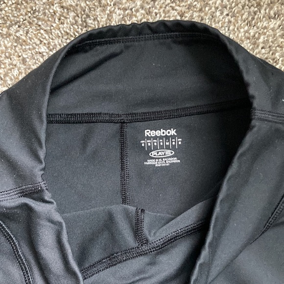 Reebok | Capri Dry Fit Leggings Black Small Athletic Sport Yoga - Picture 4 of 9